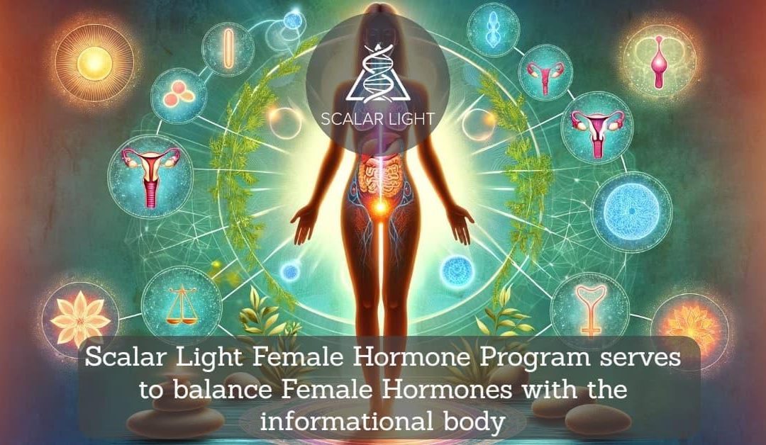 Scalar Light Female Hormone Program Serves to Balance Female Hormones with the Informational body